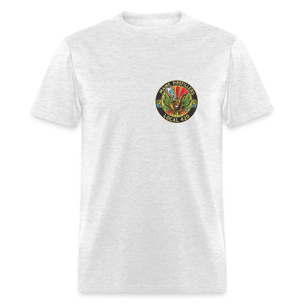 MAINE PIPEFILLERS LOCAL 420 Men's T-Shirt - light heather gray