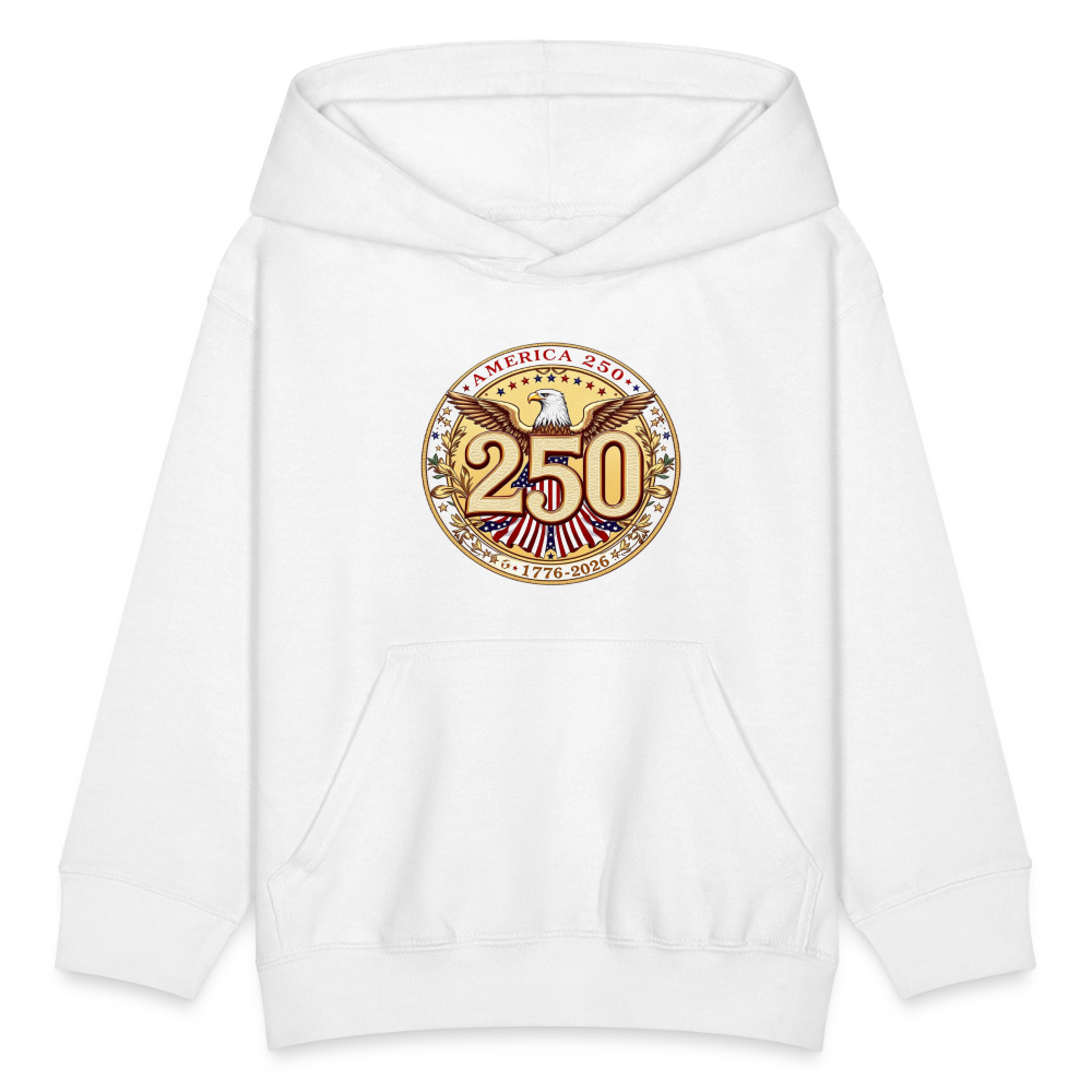AMERICA 250 Kids' Hoodie - white