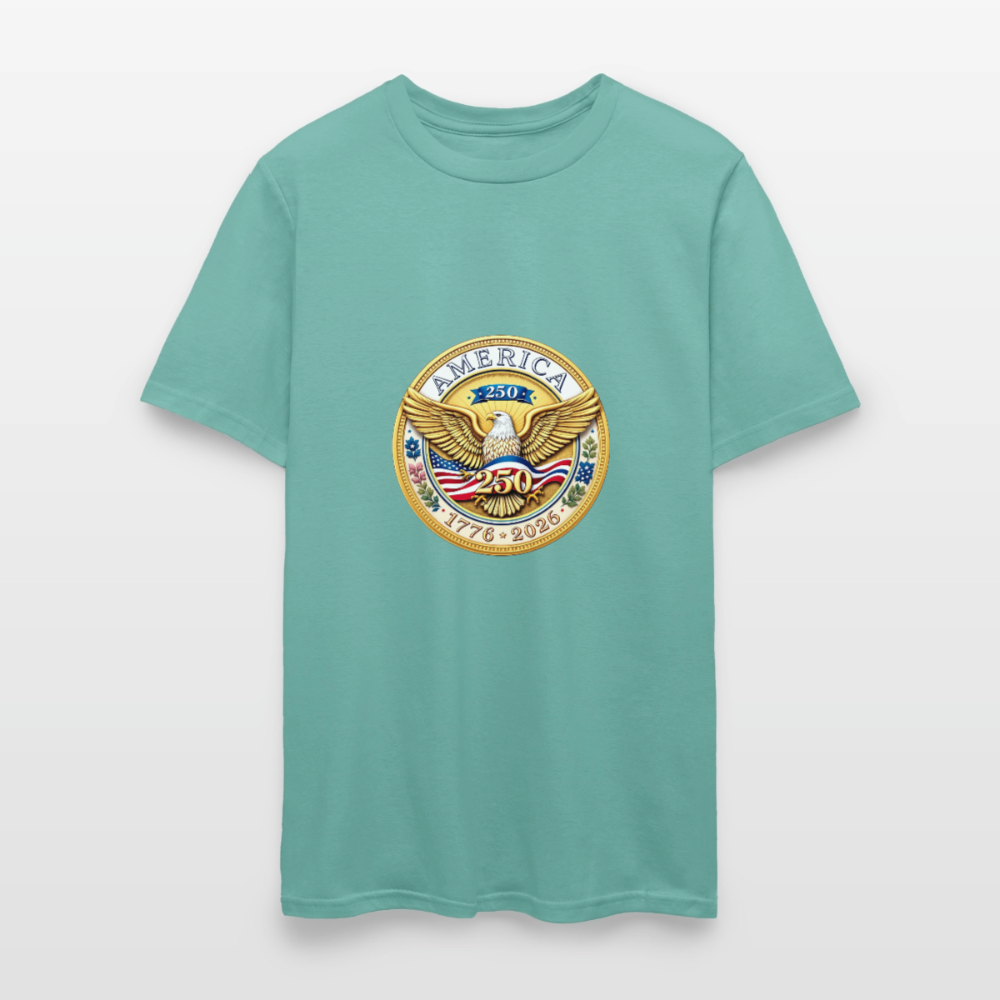 AMERICA 250 Men's T-Shirt - aquatic