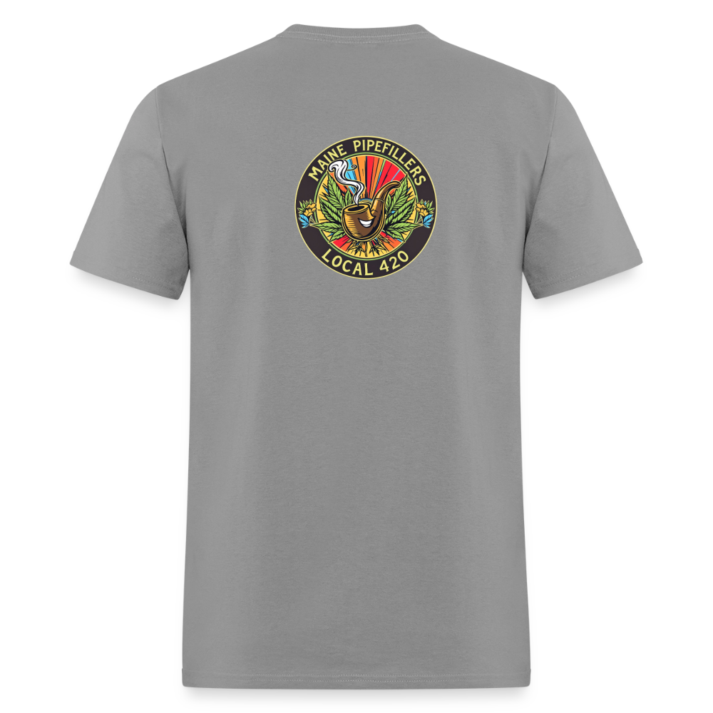 MAINE PIPEFILLERS LOCAL 420 Men's T-Shirt - rock