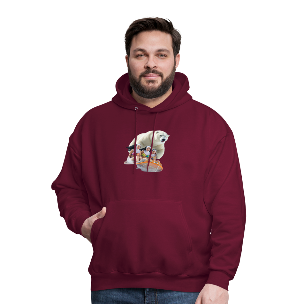 SLED SISTERS Men's Hoodie - burgundy