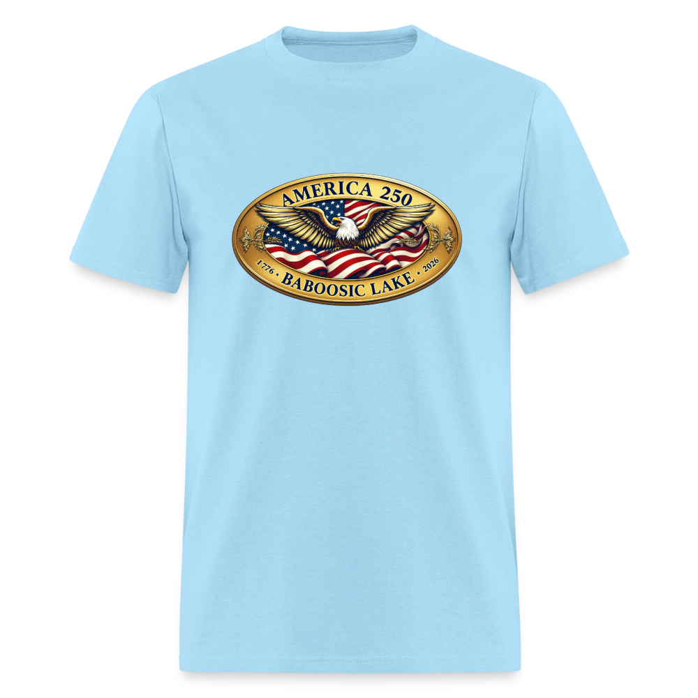 BABOOSIC LAKE AMERICA 250 Men's T-Shirt - powder blue