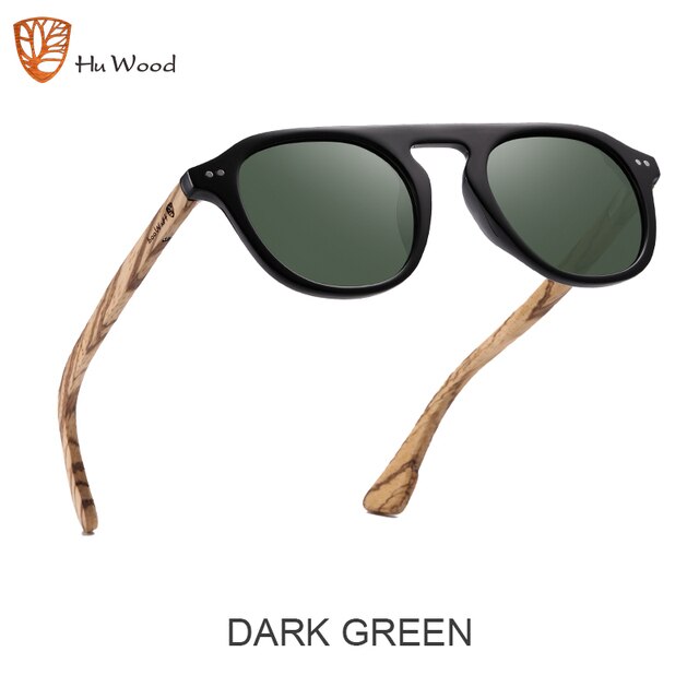 Hu Wood Super Stylish Wood Brand Classic Sunglasses