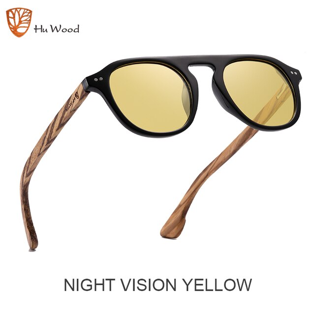Hu Wood Super Stylish Wood Brand Classic Sunglasses