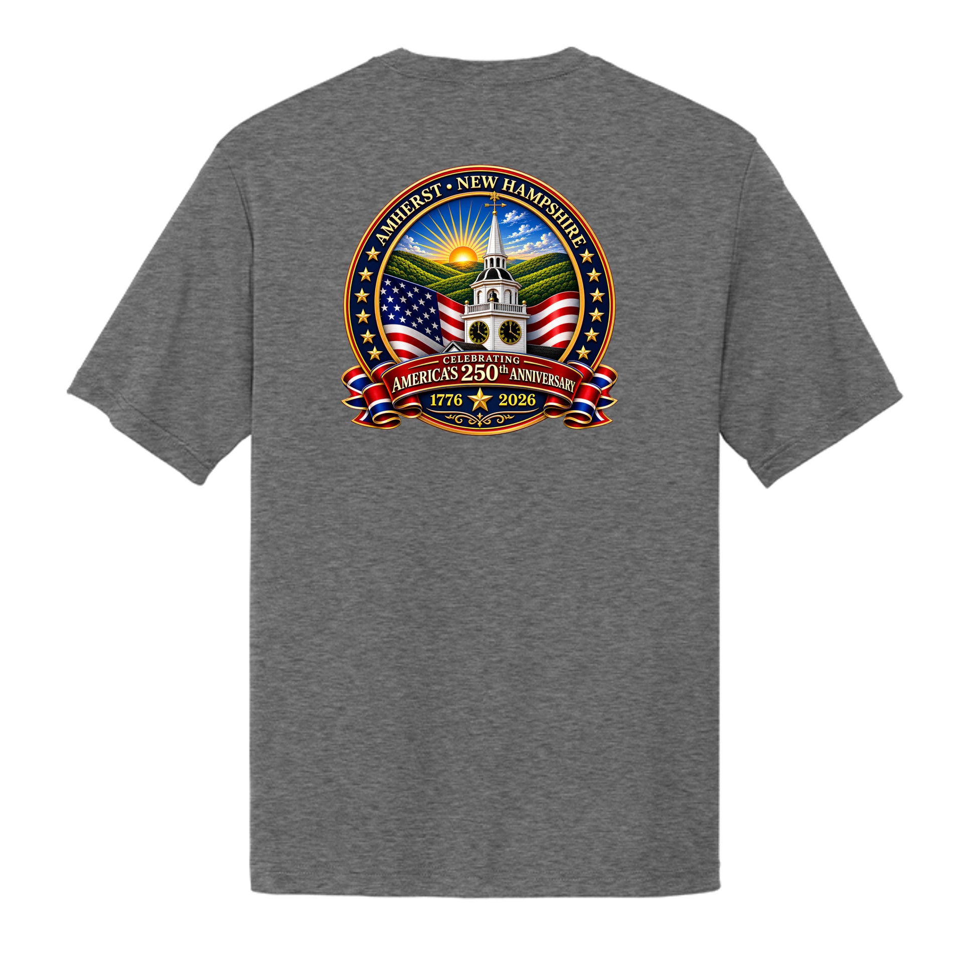 Iron Grey Heather - ST350 - BACK