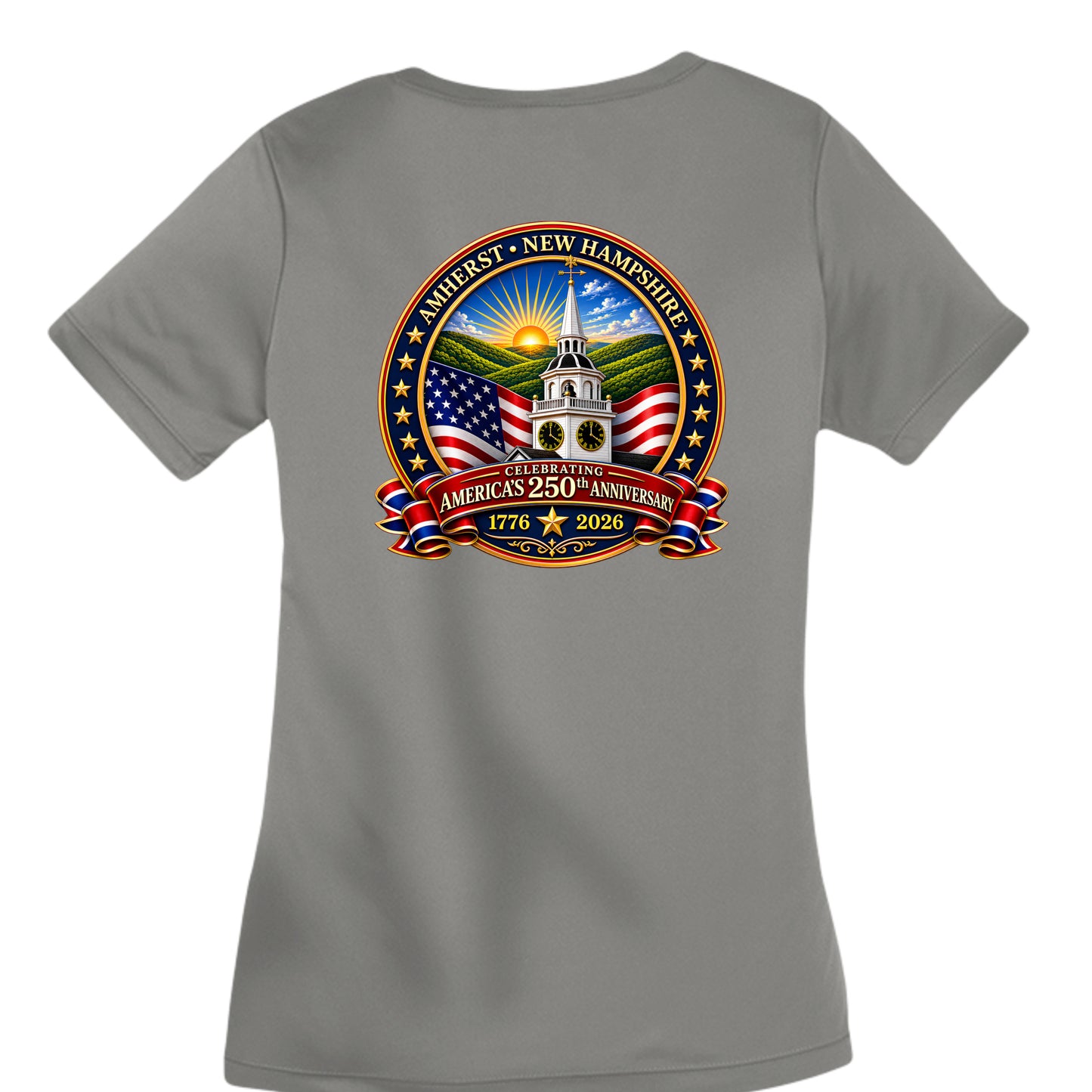 Grey Concrete Heather - LST353 - BACK