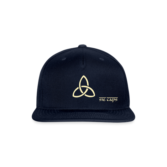 Snapback Baseball Cap - navy