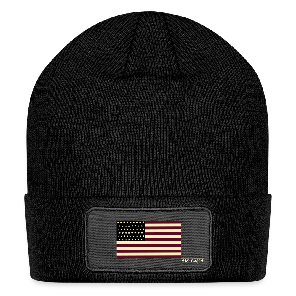 Patch Beanie - black