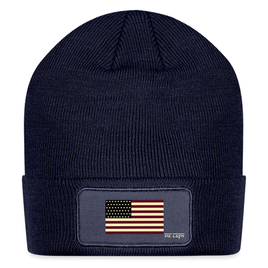 Patch Beanie - navy