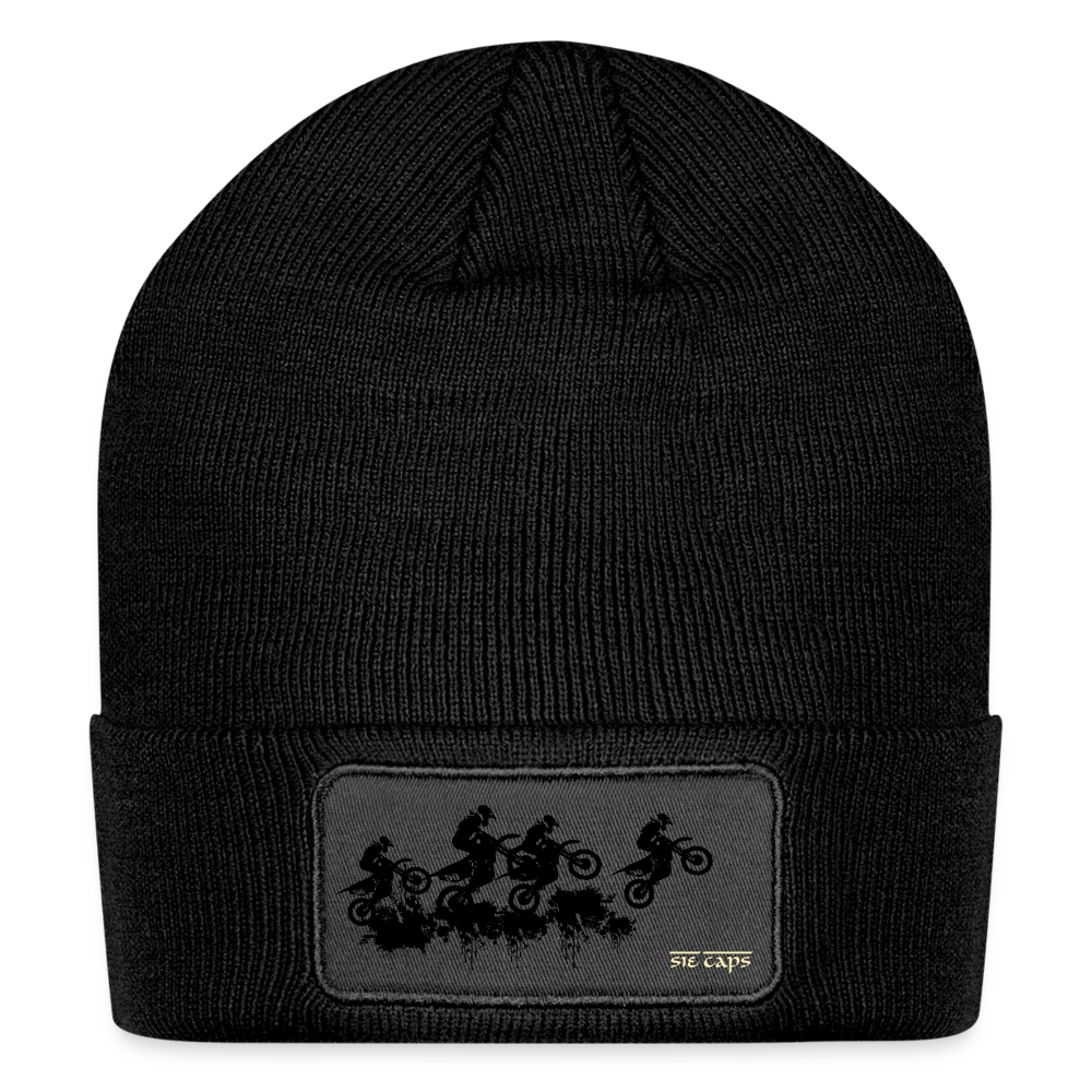 Patch Beanie - black