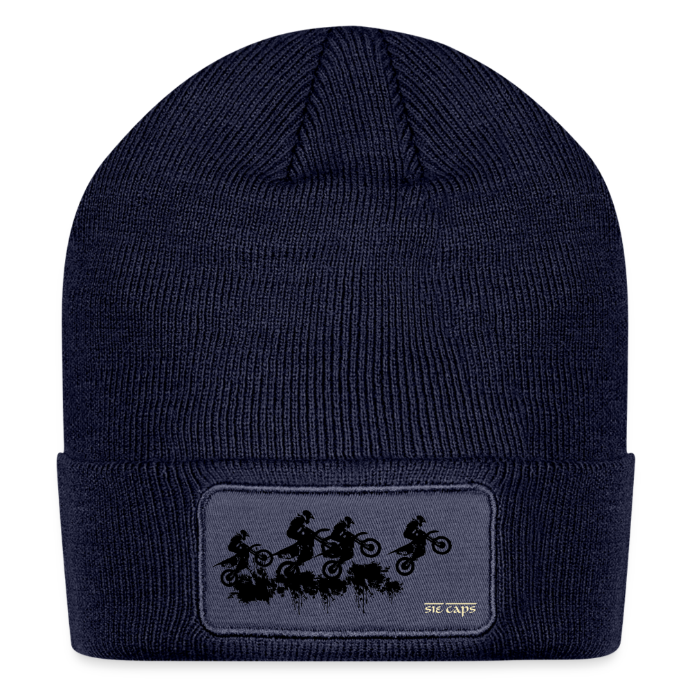 Patch Beanie - navy