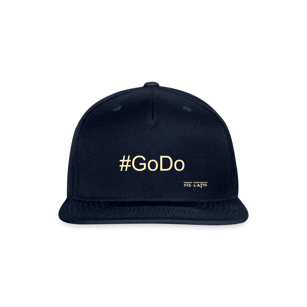 #GoDo Snapback Baseball Cap - navy
