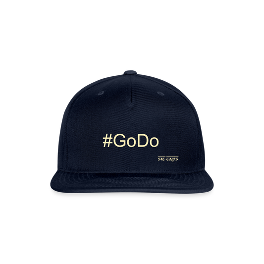 #GoDo Snapback Baseball Cap - navy