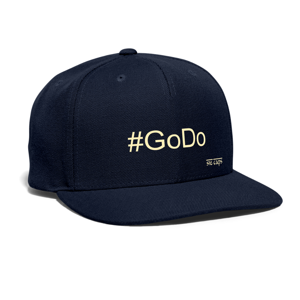 #GoDo Snapback Baseball Cap - navy