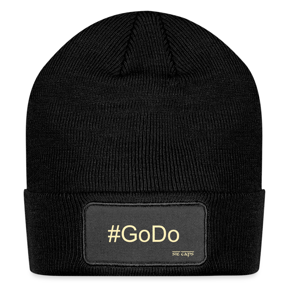 Patch Beanie - black