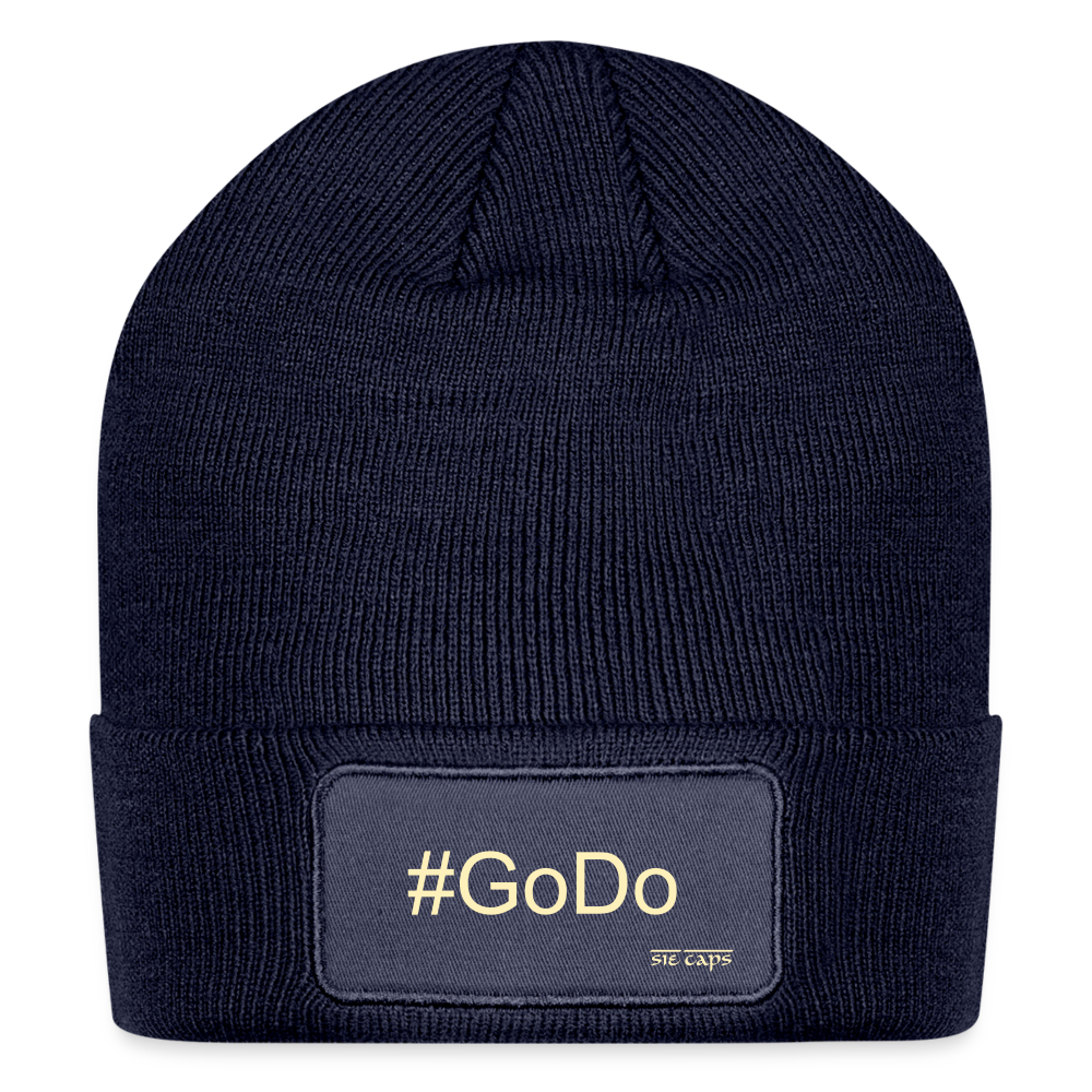 Patch Beanie - navy