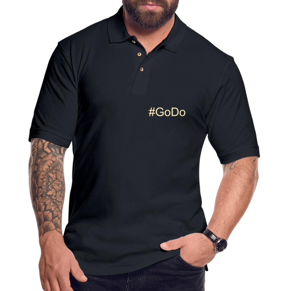 Men's Pique Polo Shirt - midnight navy