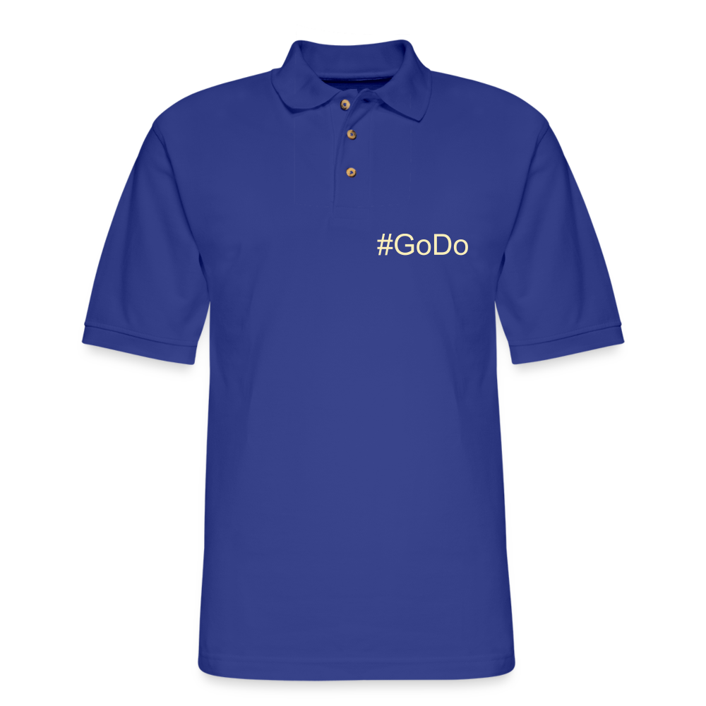 Men's Pique Polo Shirt - royal blue