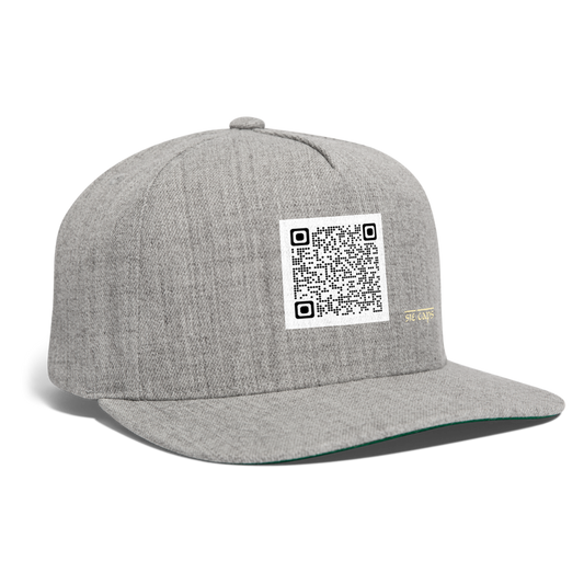 QR CODE Caps - heather gray