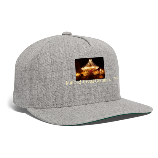 Snapback Baseball Cap - heather gray