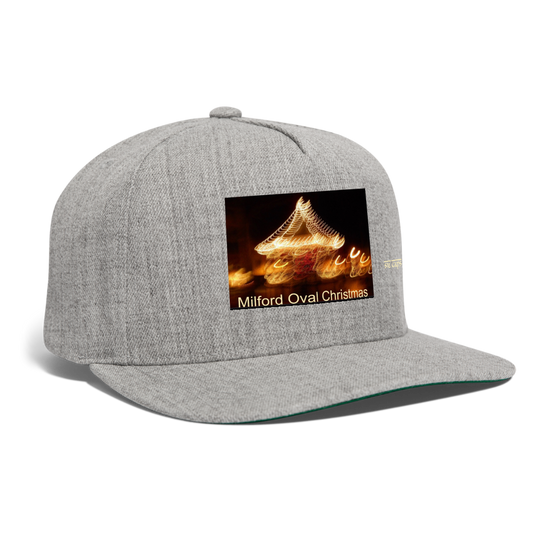 Snapback Baseball Cap - heather gray