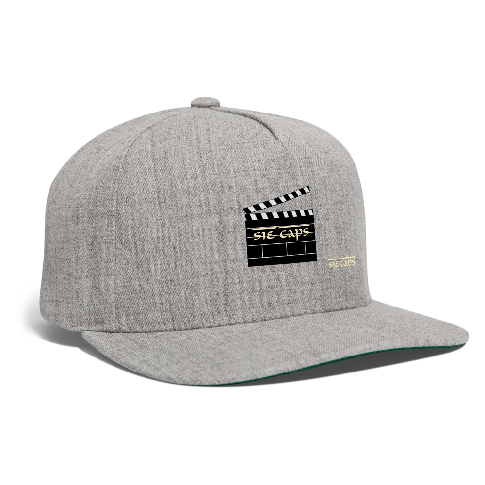 Snapback Baseball Cap - heather gray