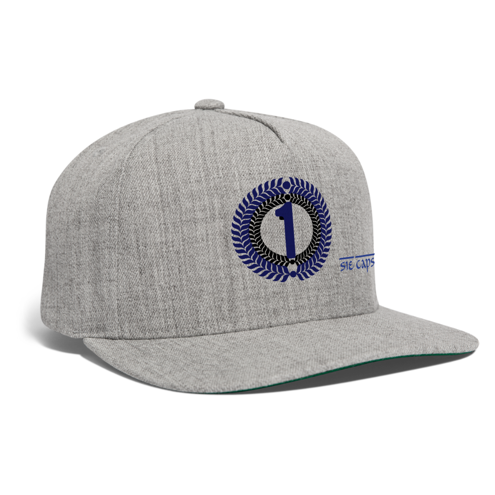 ONE Snapback Baseball Cap - heather gray