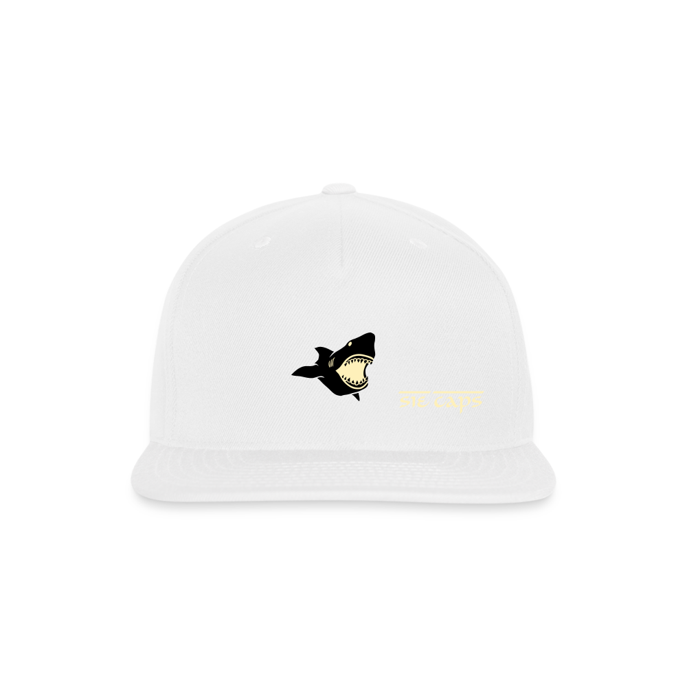 Snapback Baseball Cap - white