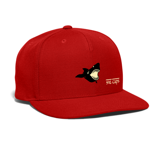 Snapback Baseball Cap - red