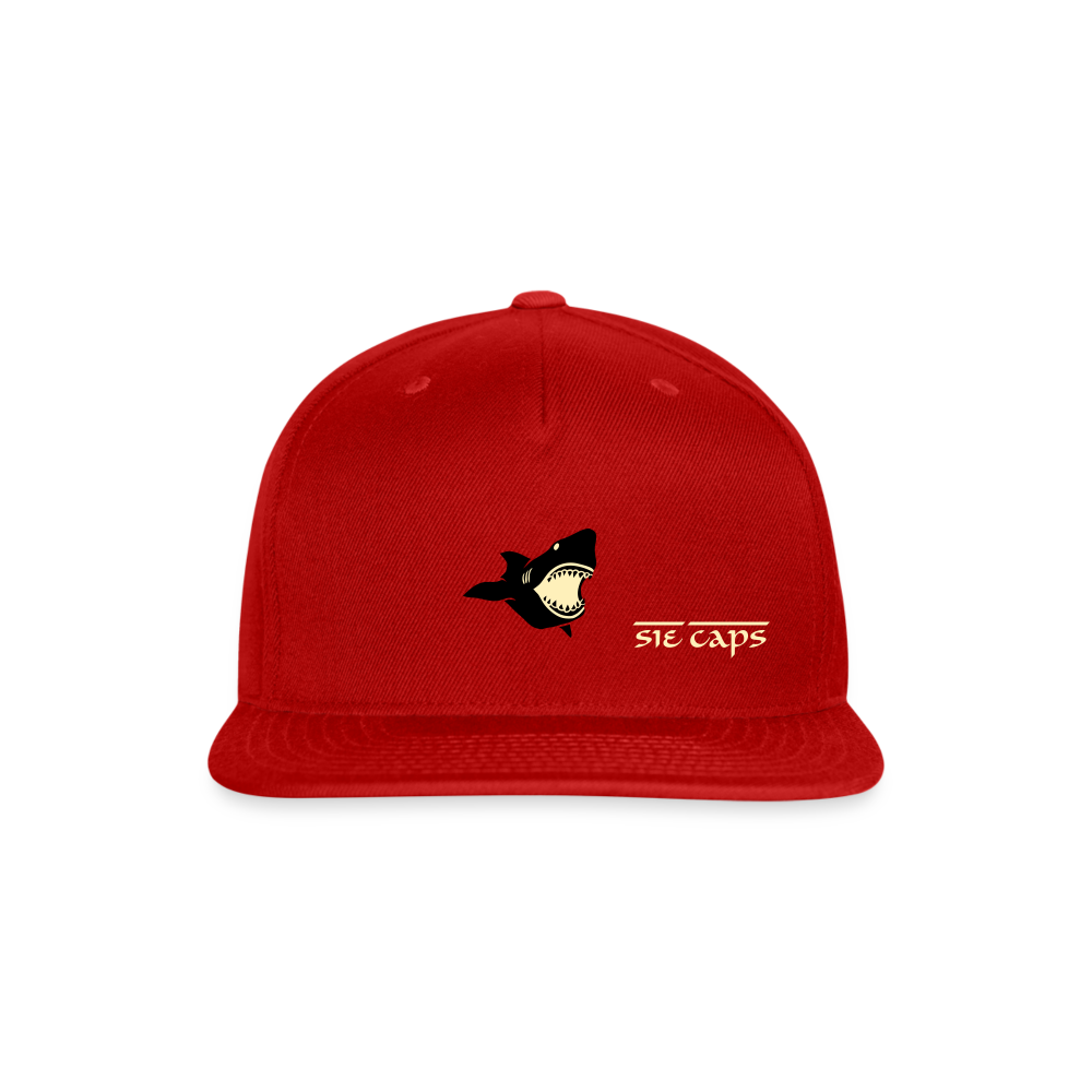 Snapback Baseball Cap - red