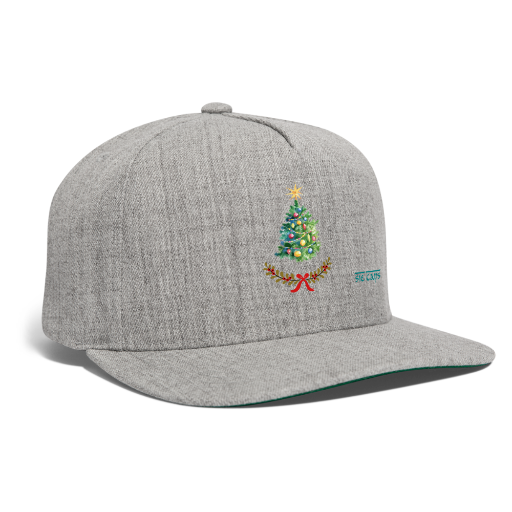 TREE WTEA Snapback Baseball Cap - heather gray