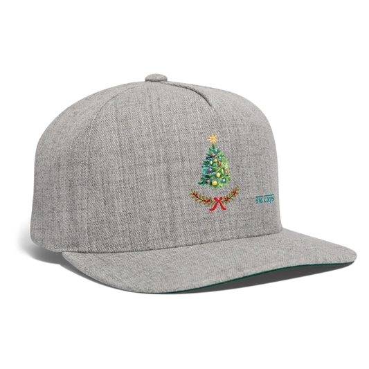 TREE WTEA Snapback Baseball Cap - heather gray