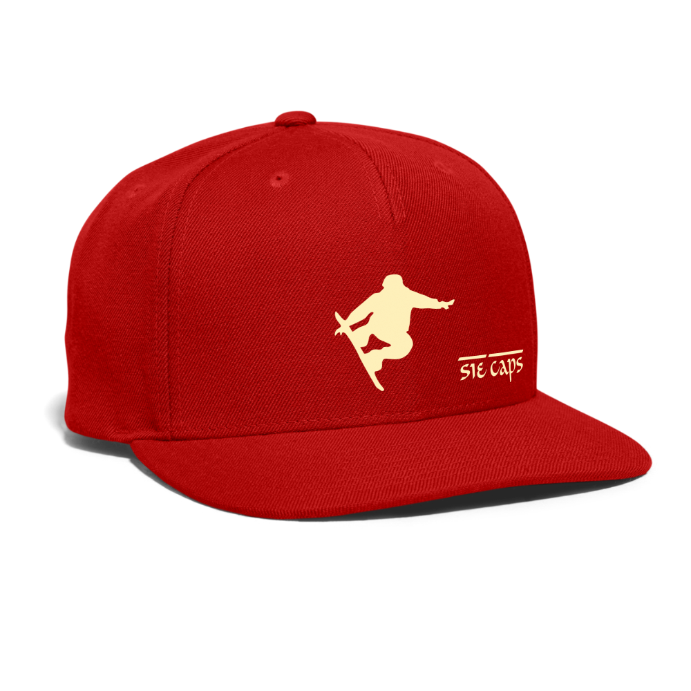 STEEZ Snapback Baseball Cap - red