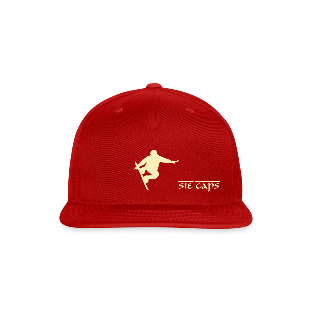 STEEZ Snapback Baseball Cap - red