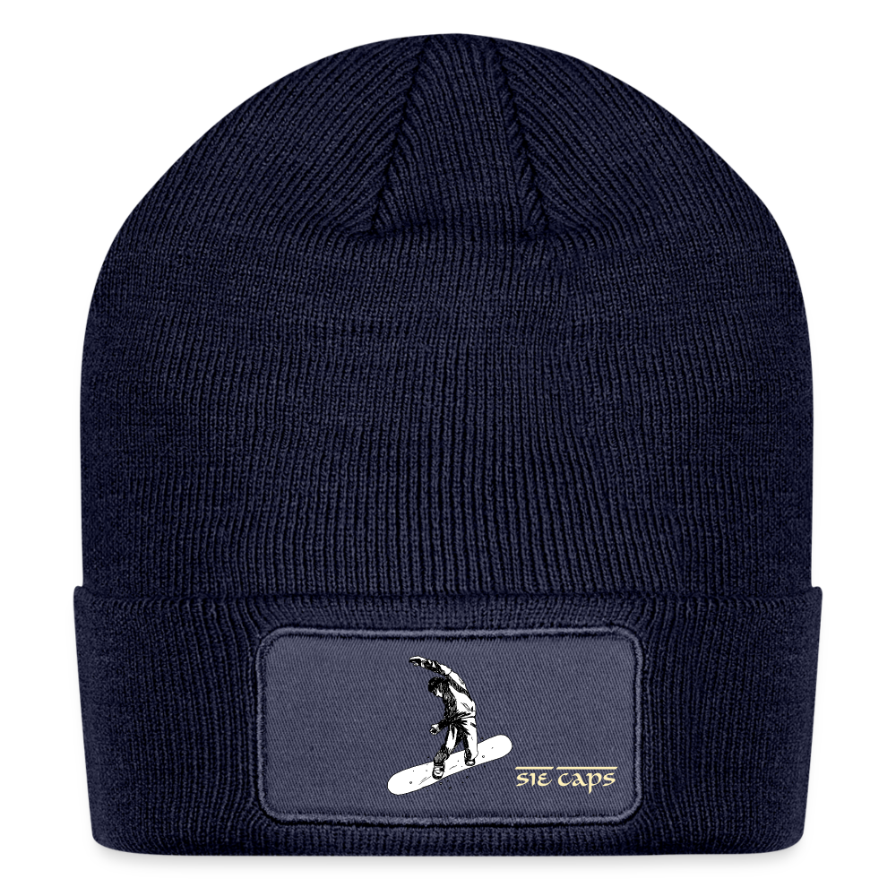 Patch Beanie - navy