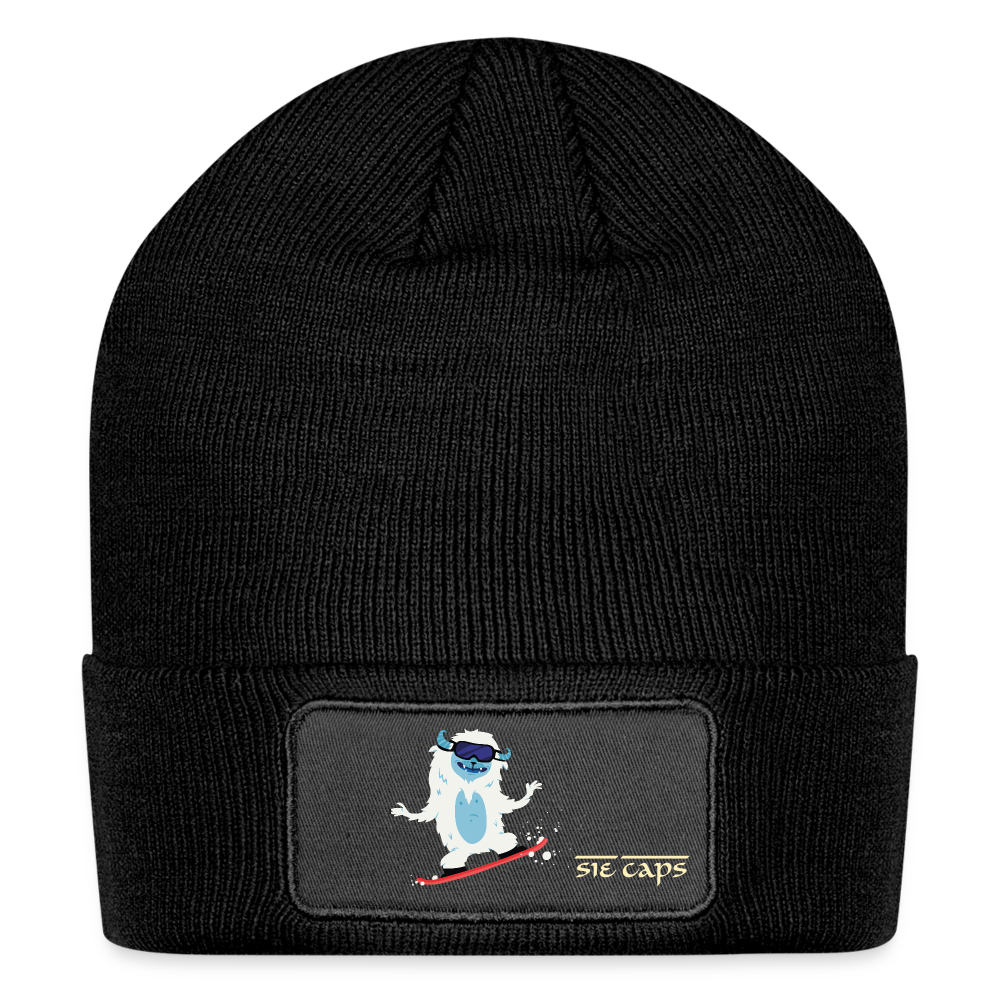 Patch Beanie - black