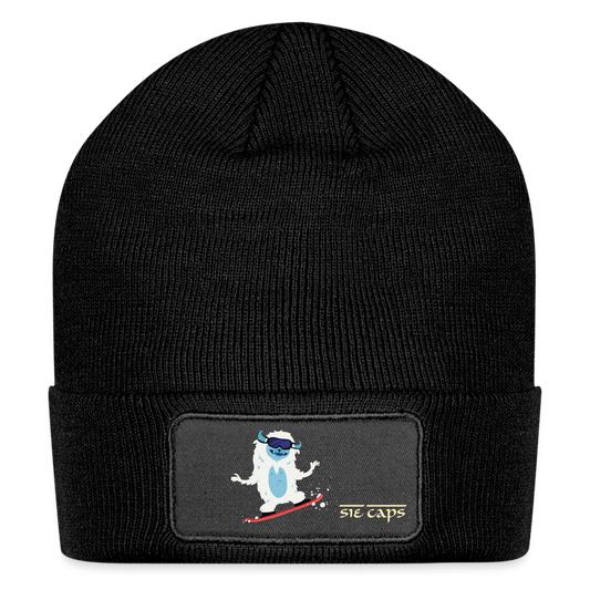 Patch Beanie - black