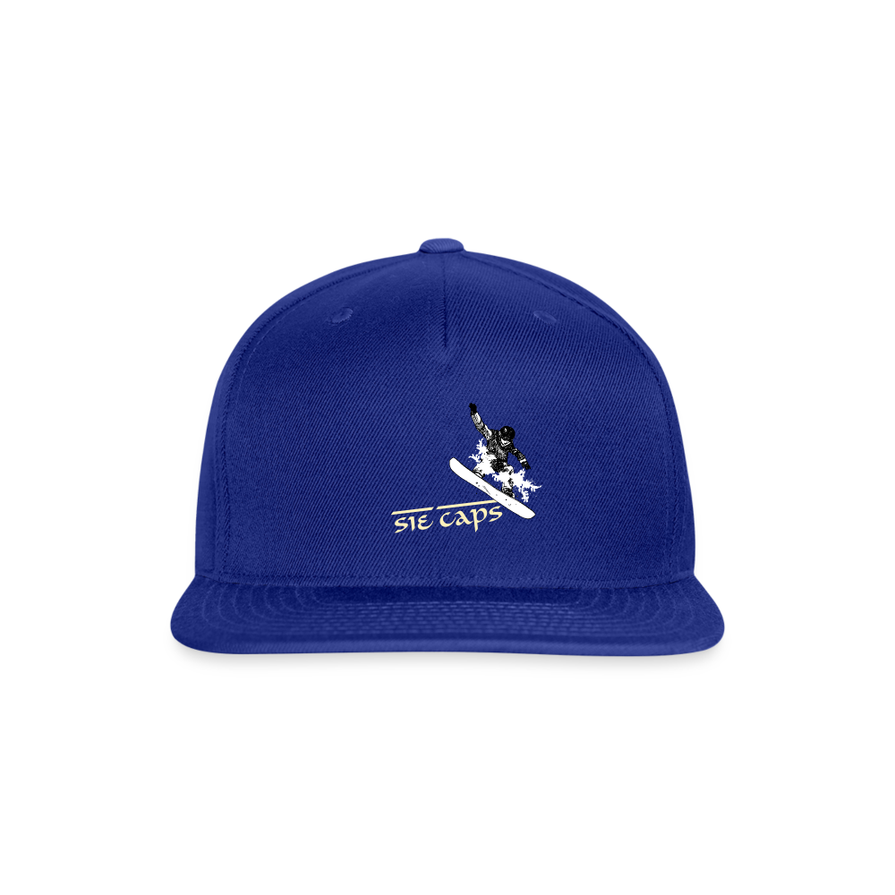 HITTTIN Snapback Baseball Cap - royal blue