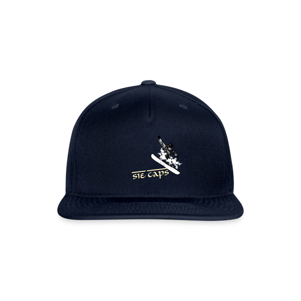 HITTTIN Snapback Baseball Cap - navy