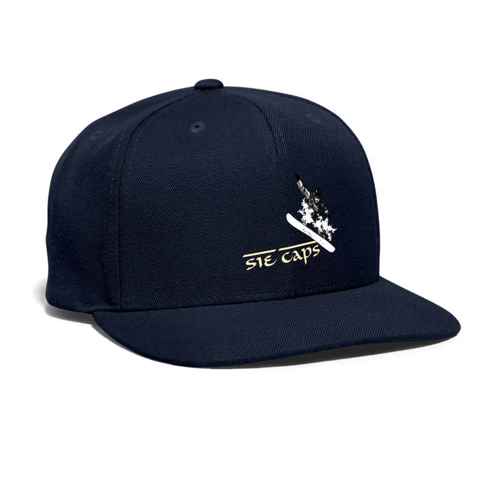 HITTTIN Snapback Baseball Cap - navy