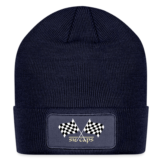 Patch Beanie - navy