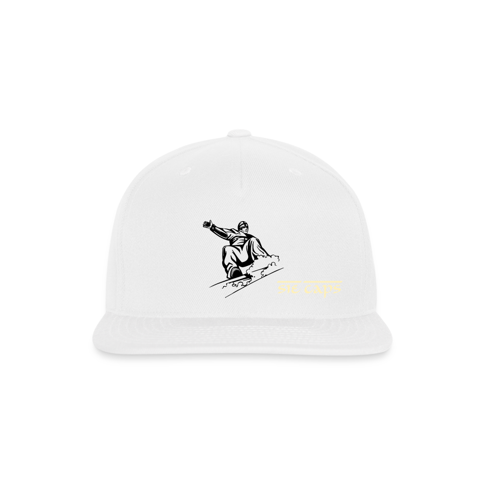 SIE CAPS "CRUSIN" Snapback Baseball Cap - white