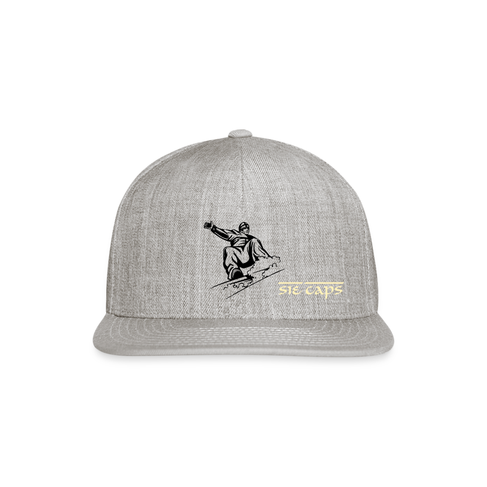 SIE CAPS "CRUSIN" Snapback Baseball Cap - heather gray