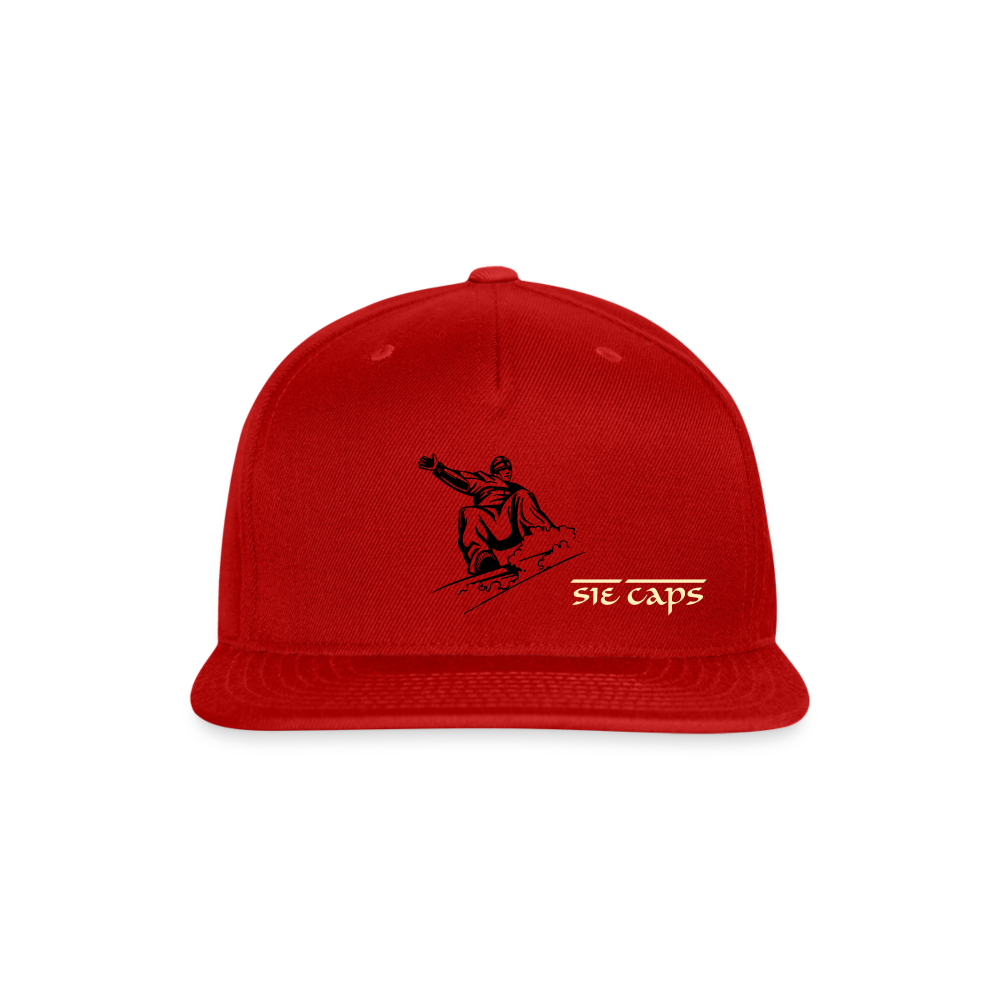 SIE CAPS "CRUSIN" Snapback Baseball Cap - red