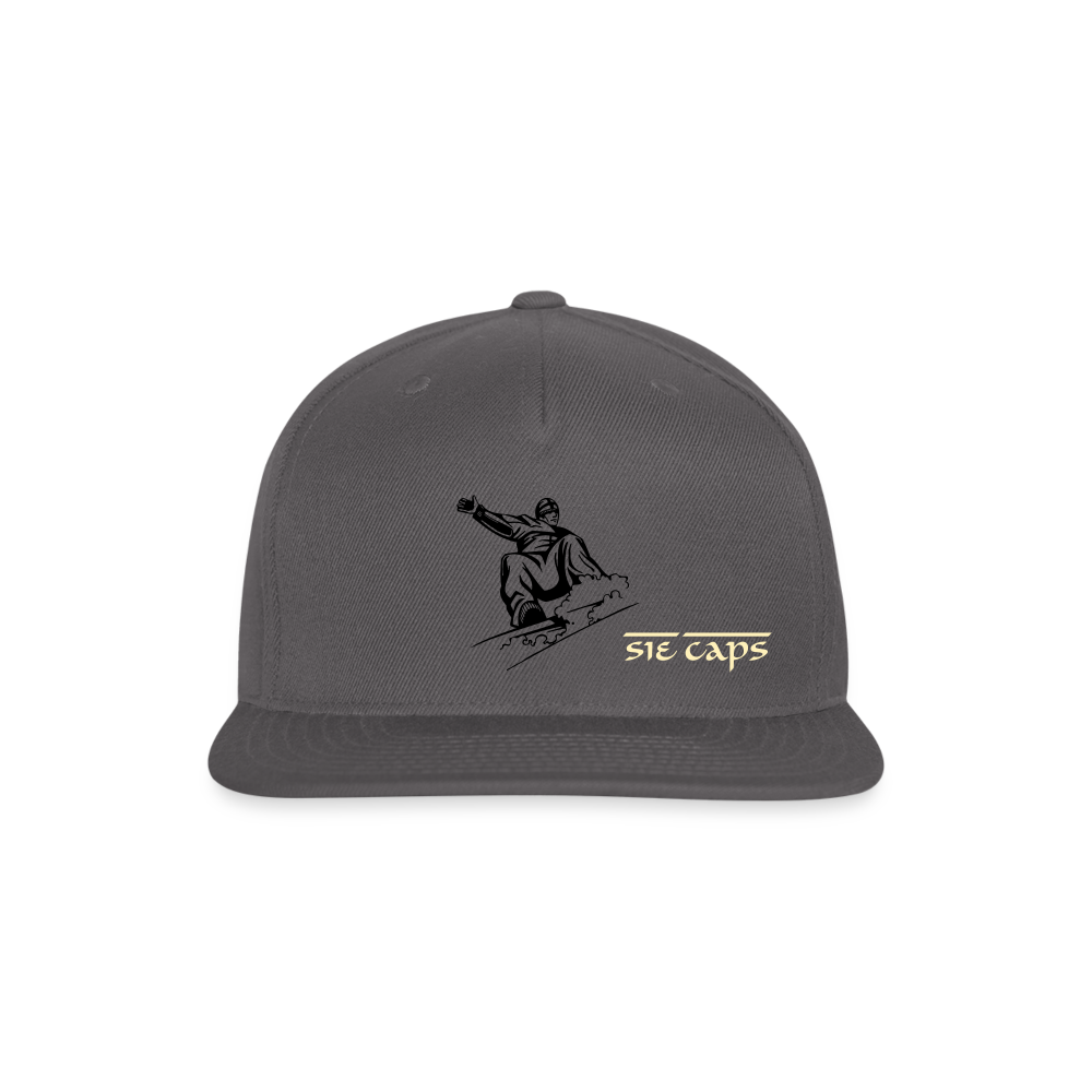 SIE CAPS "CRUSIN" Snapback Baseball Cap - dark grey