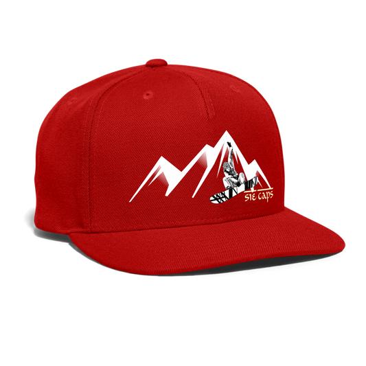 KNARLEY Snapback Baseball Cap - red