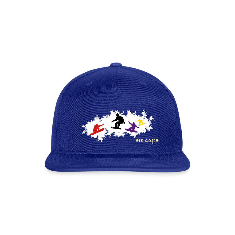 SIE CAPS "POW-POW" Snapback Baseball Cap - royal blue