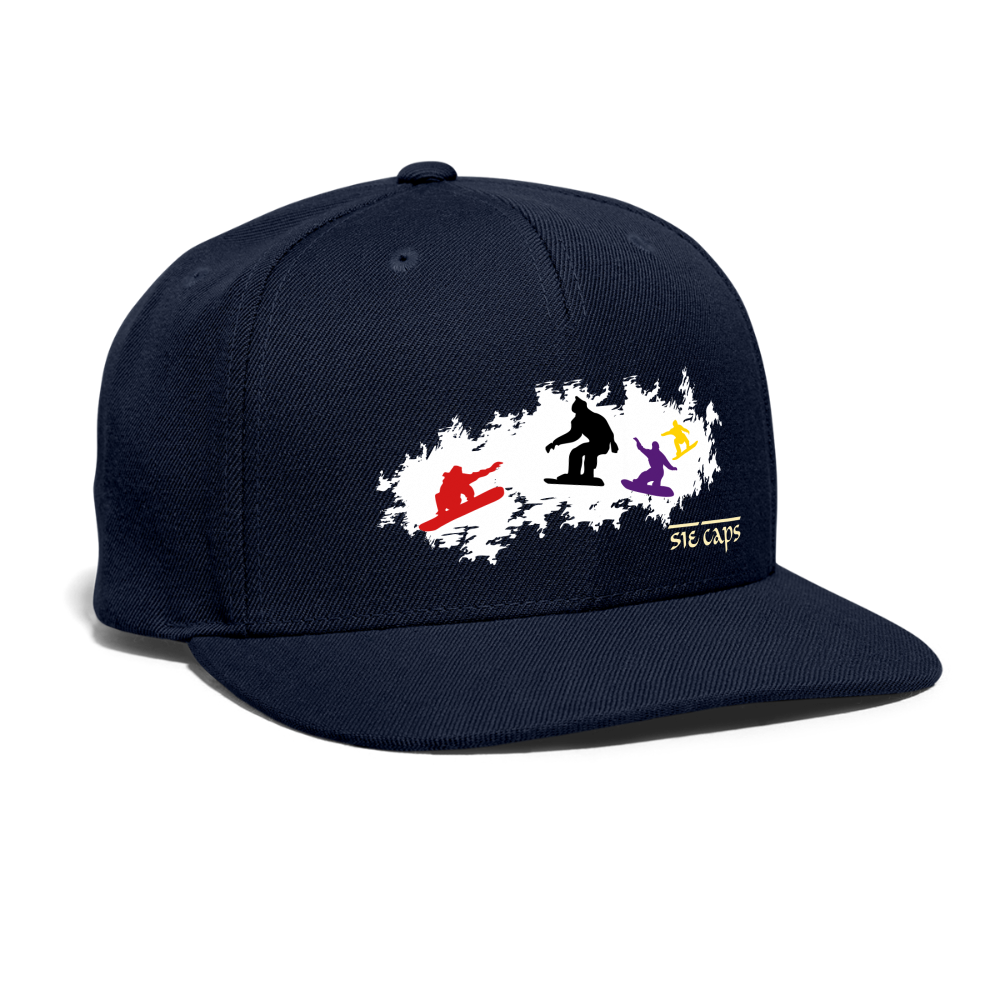 SIE CAPS "POW-POW" Snapback Baseball Cap - navy