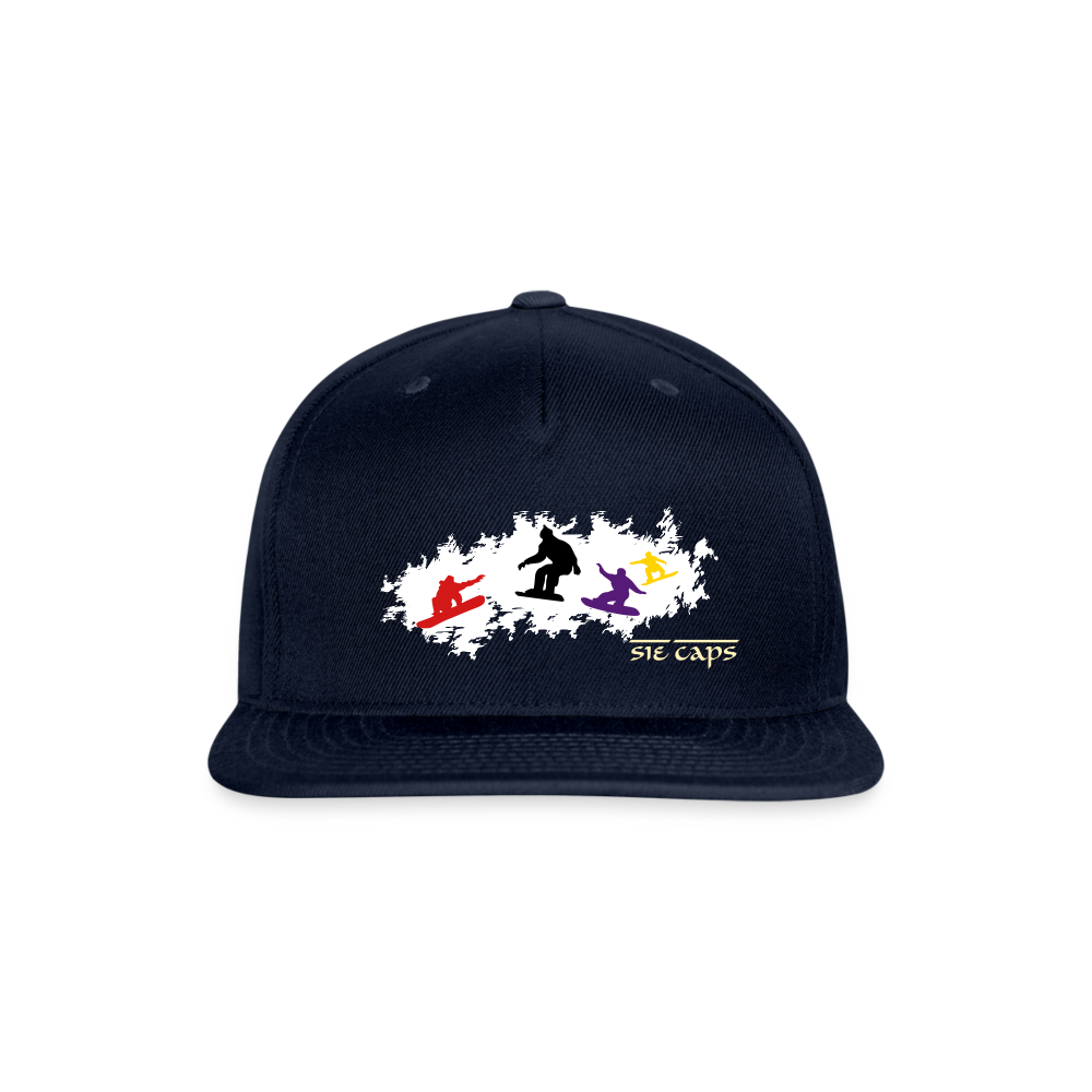 SIE CAPS "POW-POW" Snapback Baseball Cap - navy
