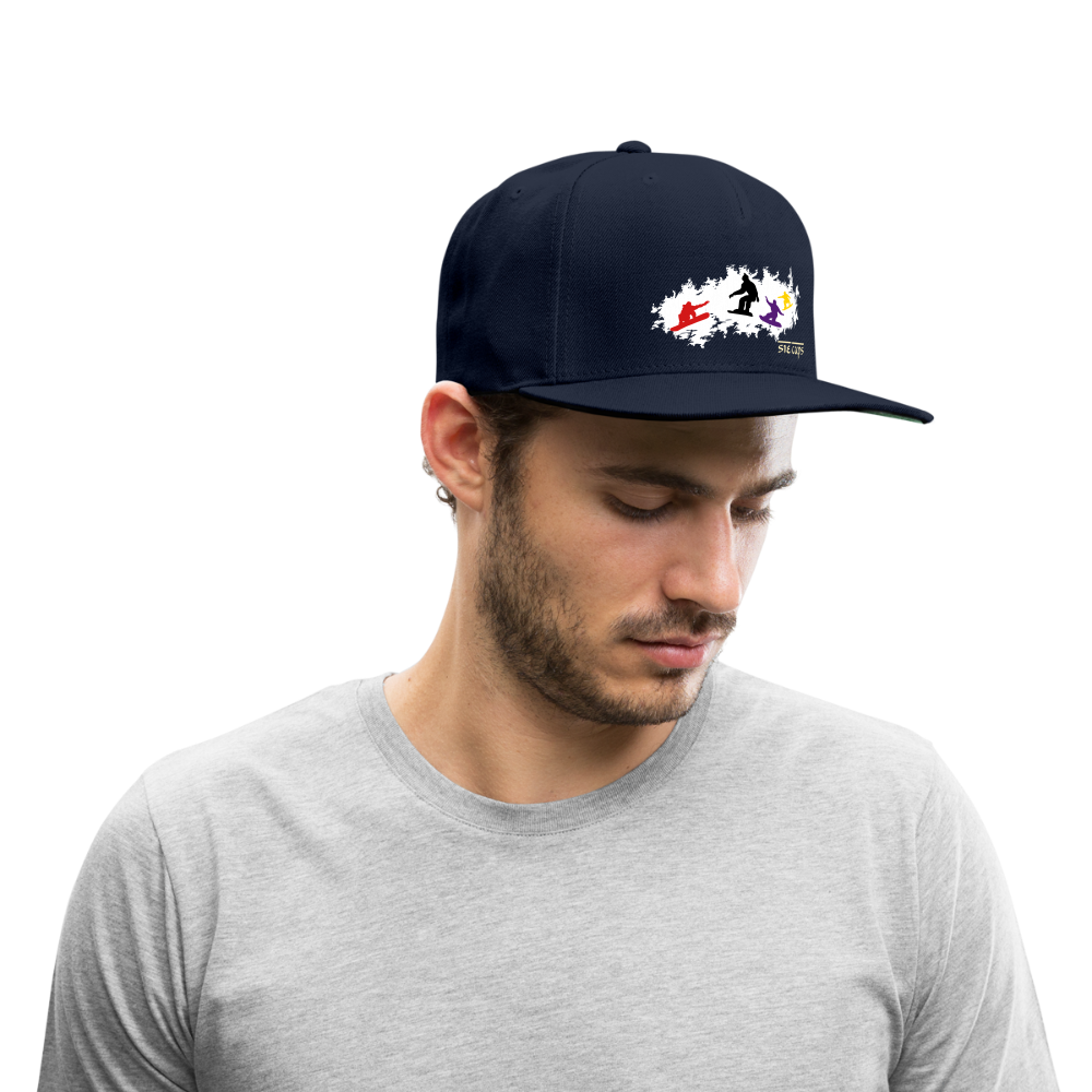 SIE CAPS "POW-POW" Snapback Baseball Cap - navy